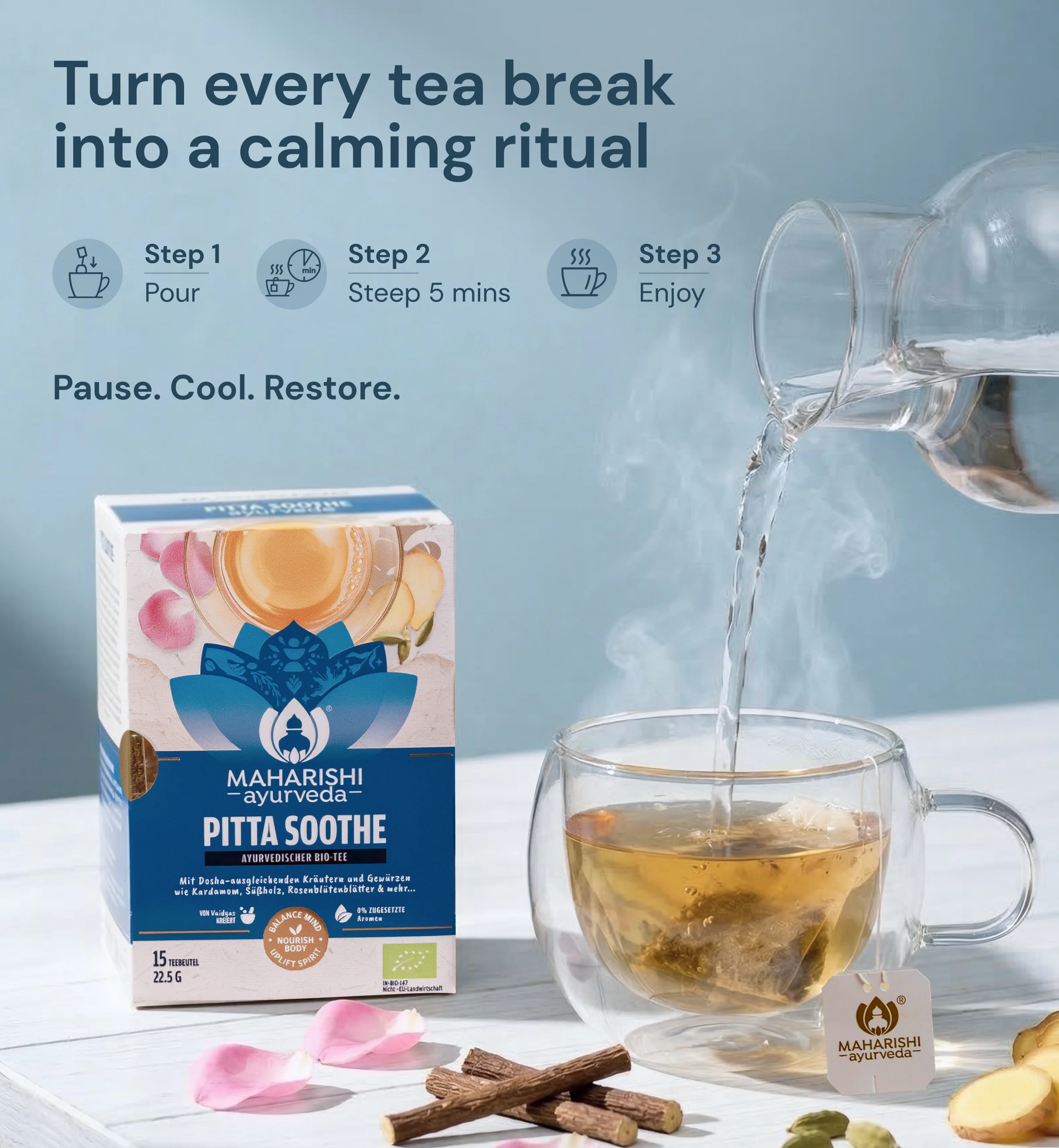 Pitta Soothe Tee (Bio) - Image 6