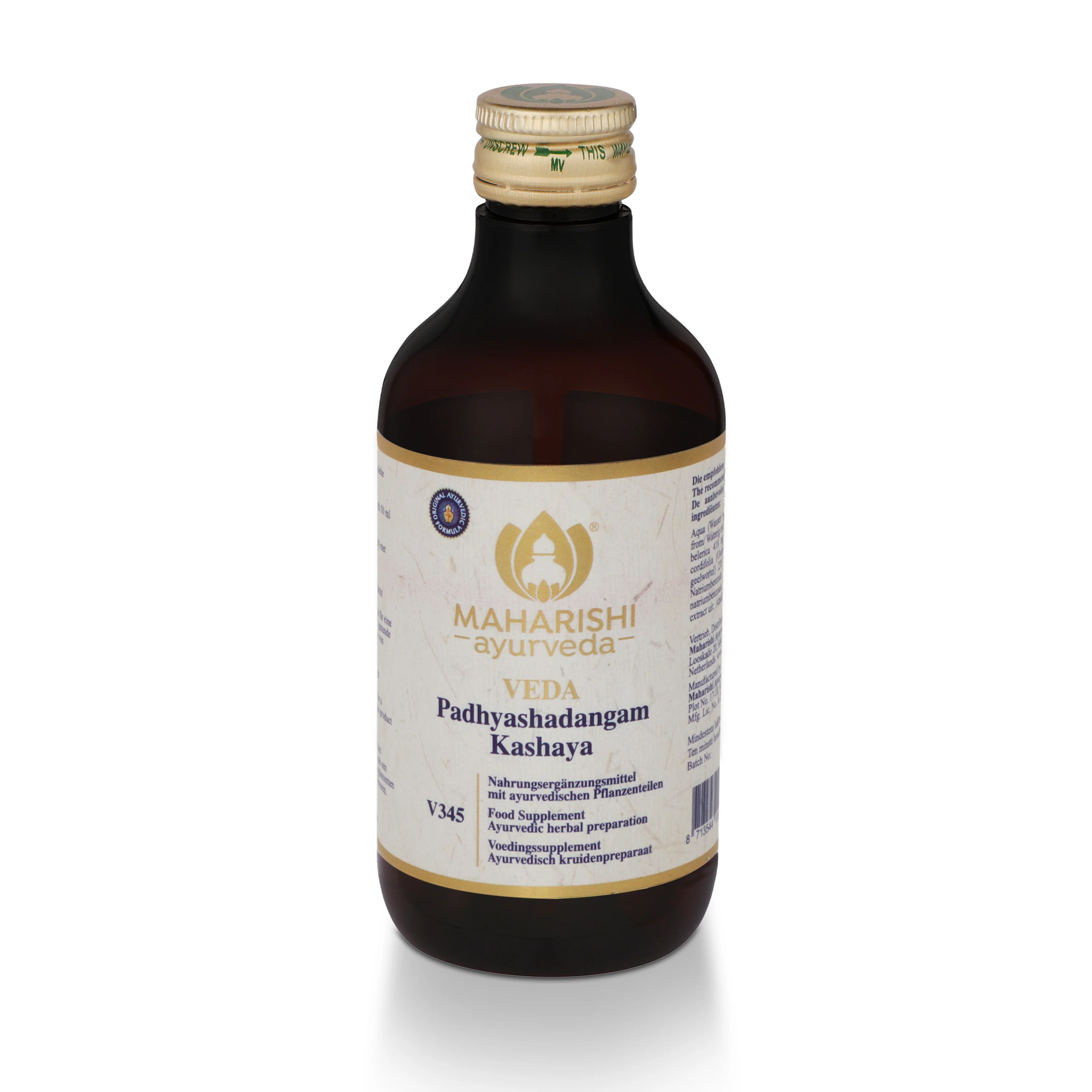 Padhyashadangam Kashaya V345 – Ayurveda Nahrungsergänzung mit Kräutern