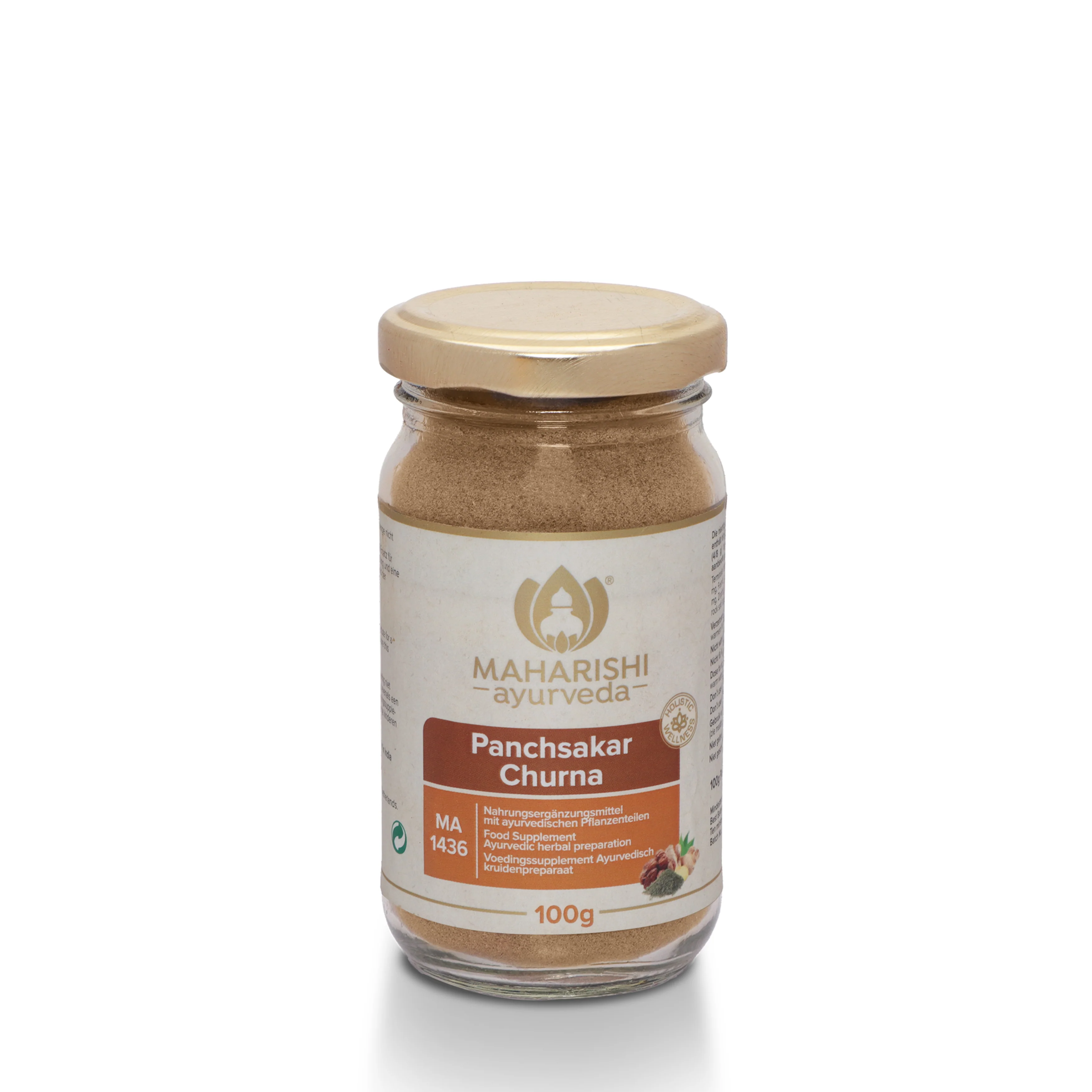 Panchsakar Churna MA 1436 â Ayurveda NahrungsergĂ€nzung mit KrĂ€utern
