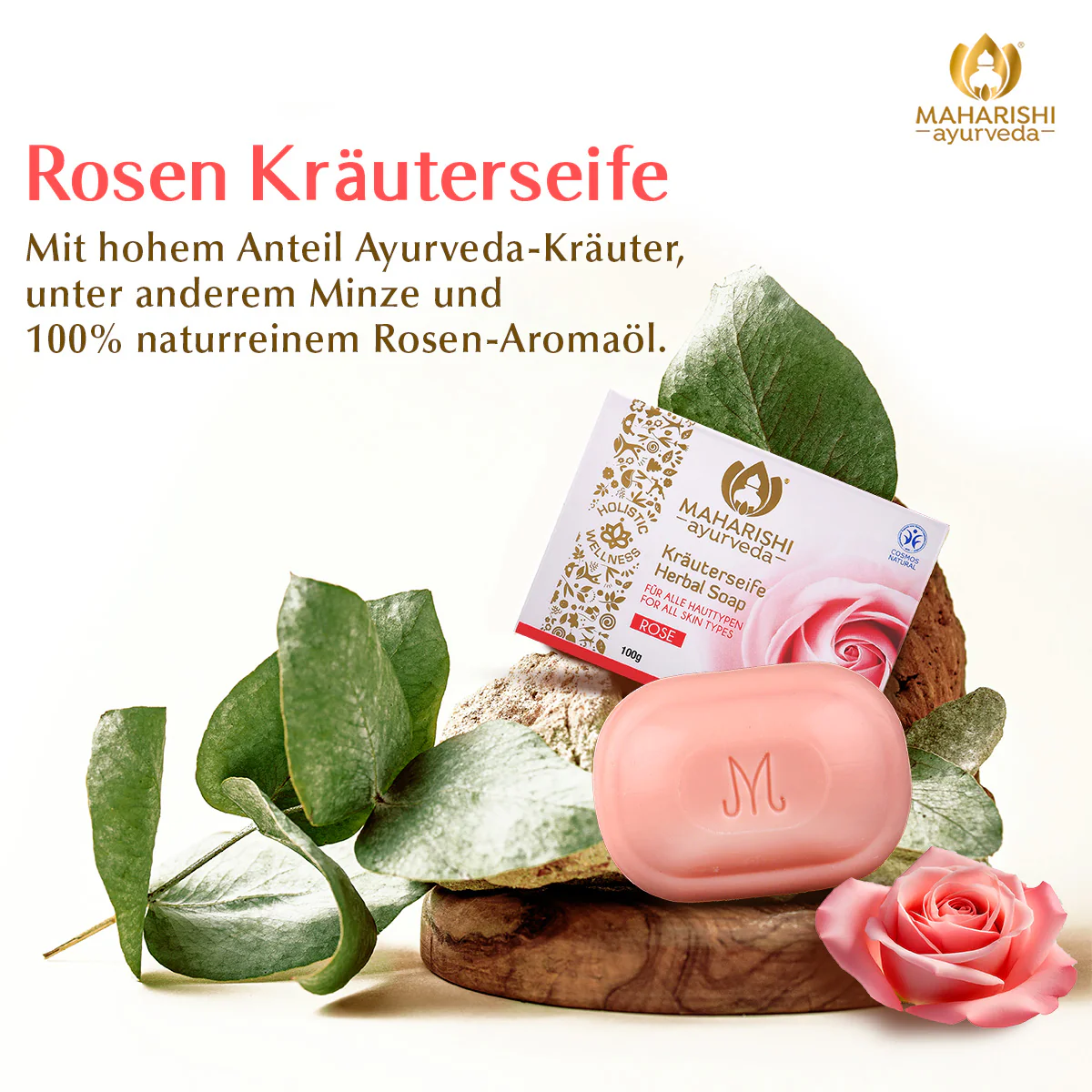 Rosen Kräuterseife, kNk - Image 3